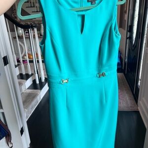 Elegant Teal Midi Dress